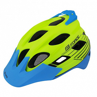 Велошлем Force Raptor MTB green/blue