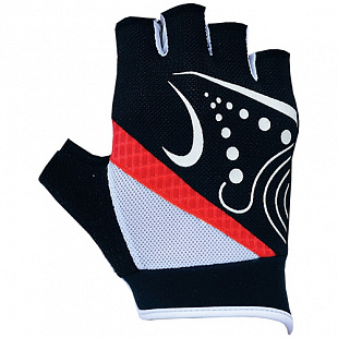 Велоперчатки Jaffson SCG 47-0118 black/white/red