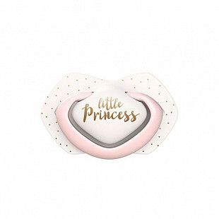 Пустышка Canpol babies Royal Baby Силиконовая Симметричная 6-18 мес., 2 шт. (22/651_pin) pink