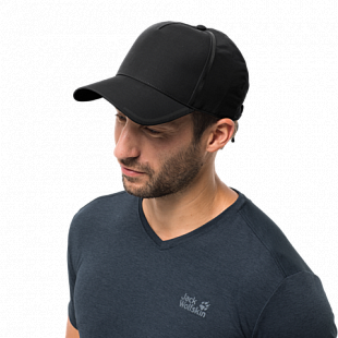 Бейсболка Jack Wolfskin Henderson Cap black