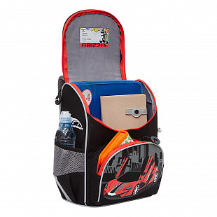 Рюкзак школьный с мешком GRIZZLY RAm-185-5 /1 black