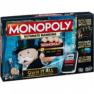 Настольная игра Hasbro Монополия с банковскими карточками (B6677)