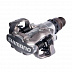 Педали Shimano МТВ PD-M520 SPD без отражателя + шипы SM-SH51 silver 67056 Педали Shimano МТВ PD-M520 SPD без отражателя + шипы SM-SH51 silver 67056