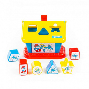 Логический Домик Полесье Смурфики с 6 кубиками №3 64431