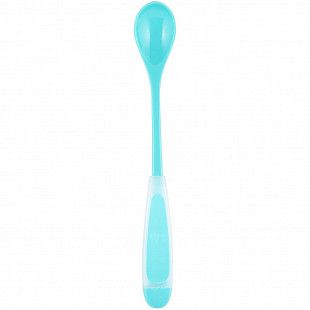 Мягкая ложка Canpol baby с длинной ручкой 4мес+ (56/582) turquoise