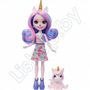 Кукла Enchantimals Единорог Юля и питомец Пацифика (FNH22 HRX84)