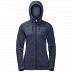 Джемпер женский Jack Wolfskin Finley Jacket Women midnight blue