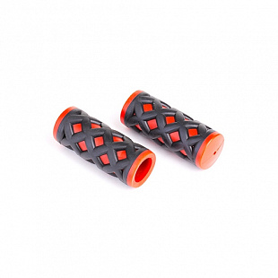 Грипсы HY-500-3G L-75 black/red