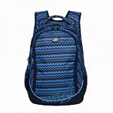 Рюкзак школьный GRIZZLY RD-835-1 /1 blue/light blue