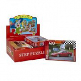 Мозаика Step Puzzle Золотая серия -10 120 Машины 75010