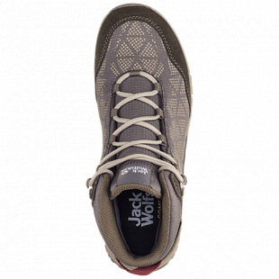Ботинки женские Jack Wolfskin Activate Xt Texapore Mid W clay / burgundy