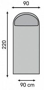 Вкладыш в спальный мешок-одеяло Talberg Sheet Liner Travel (TLS-018)