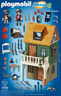 Игровой набор Playmobil Замаскированный Пиратский Форт с Руби 4796