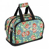 Дорожная сумка Polar Цветы П7092 green