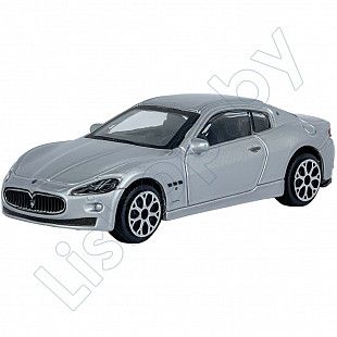 Машинка Bburago 1:43 Maserati GranTurismo 2008 (18-30000/18-30186) silver