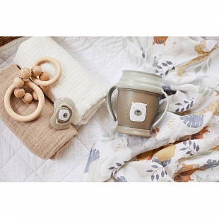 Поильник-непроливайка Lovi 360° Buddy Bear 210мл 9м+ 1/600new Beige/Grey
