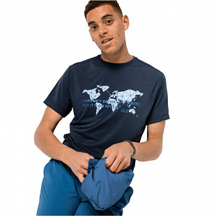 Куртка мужская Jack Wolfskin Jwp Wind M indigo blue