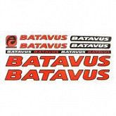 Комплект наклеек Batavus red