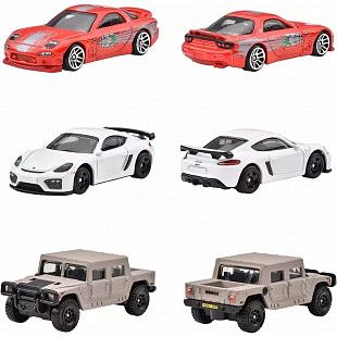 Набор машинок Hot Wheels 1:64 Fast & Furious 10 шт. (HVX27)