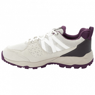 Водонепроницаемые кроссовки женские Jack Wolfskin Cascade Hike Texapore Low W beige / purple