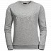 Пуловер женский Jack Wolfskin Logo Sweatshirt W light grey