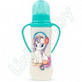 Бутылочка для кормления Baby Planet с ручками и узким горлышком 250 мл., 3 мес.+ (8428/1)