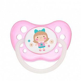 Пустышка Canpol babies Toys Латексная Ортодонтическая 6-18 мес. (23/260) pink
