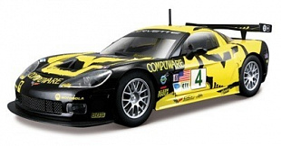 Машинка Bburago 1:24 Chevrolet Corvette C6R Race (18-28003)