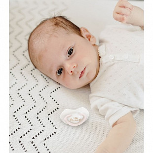 Пустышка Canpol babies Royal Baby Силиконовая Симметричная 0-6 мес., 2 шт. (22/650_pin) pink