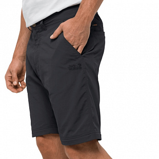Брюки с молнией мужские Jack Wolfskin Canyon Zip Off Pants phantom