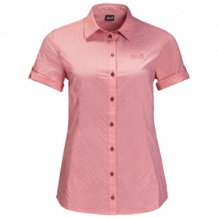 Рубашка женская Jack Wolfskin Matata Shirt W rose quartz checks