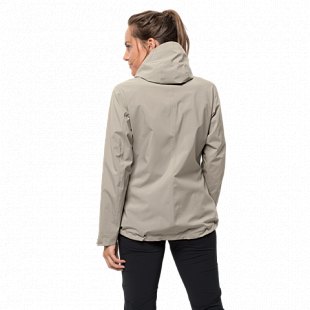 Куртка женская Jack Wolfskin Jwp Shell W dusty grey