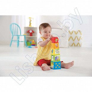 Развивающая пирамидка Fisher Price Веселые животные (CDC52)