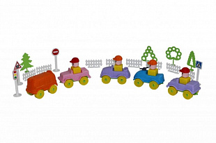 Конструктор Полесье Юный путешественник 59 элементов в пакете 52476