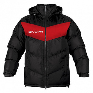 Куртка зимняя мужская Givova Podio G009 black/red