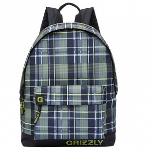 Городской рюкзак GRIZZLY RU-709-3 /5 olive/yellow squre