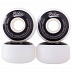 Комплект колес для скейтборда Ridex SB 100A 53x32 white/black