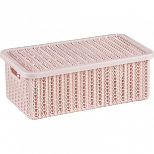 Ящик для хранения с крышкой Idea 9,5x15x27 см М2369