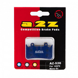 Тормозные колодки A2Z Hope Mono 6ti, Blue AZ-520
