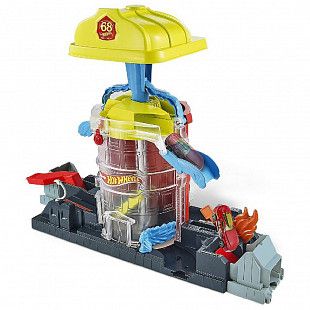 Набор игровой Hot Wheels City Пожарная суперстанция (FNB15 GJL06)