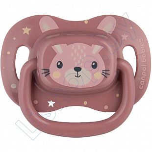Пустышка Canpol babies Cute Animals Силиконовая Симметричная 6-18 мес. (34/925_pin)