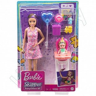 Игровой набор Barbie Няня (FHY97 GRP40)