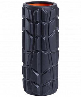 Ролик массажный Starfit Pro FA-509 EVA/PP 33x13,5 cм высокая жесткость black/orange