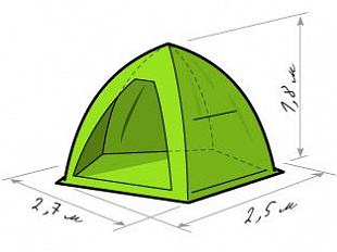 Палатка Lotos 3 Summer центральная (без каркаса)