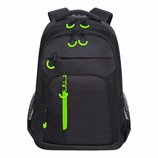 Рюкзак GRIZZLY RU-136-4 /3 black/light green