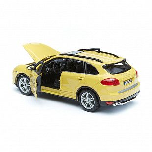 Машинка Bburago 1:24 Porsche Cayenne Turbo (18-21056) mustard