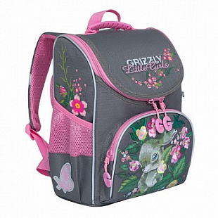 Рюкзак школьный GRIZZLY RA-973-3 /2 grey