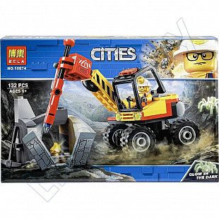 Конструктор Bela Cities Трактор для горных работ (10874)
