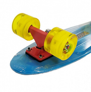 Penny board (пенни борд) Amigo Pioner Led Light Blue