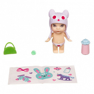 Кукла с аксессуарами Bondibon OLY Шапочке-ушанке с животным В шаре ВВ3891